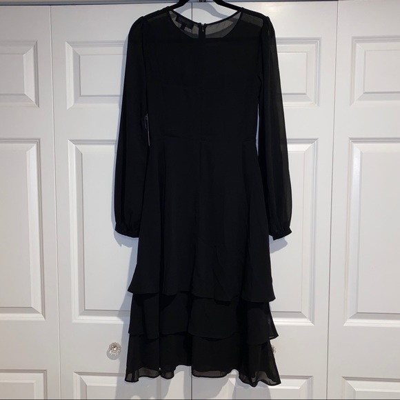 Lulus Long Sleeve Midi Dress - Picture 4 of 7